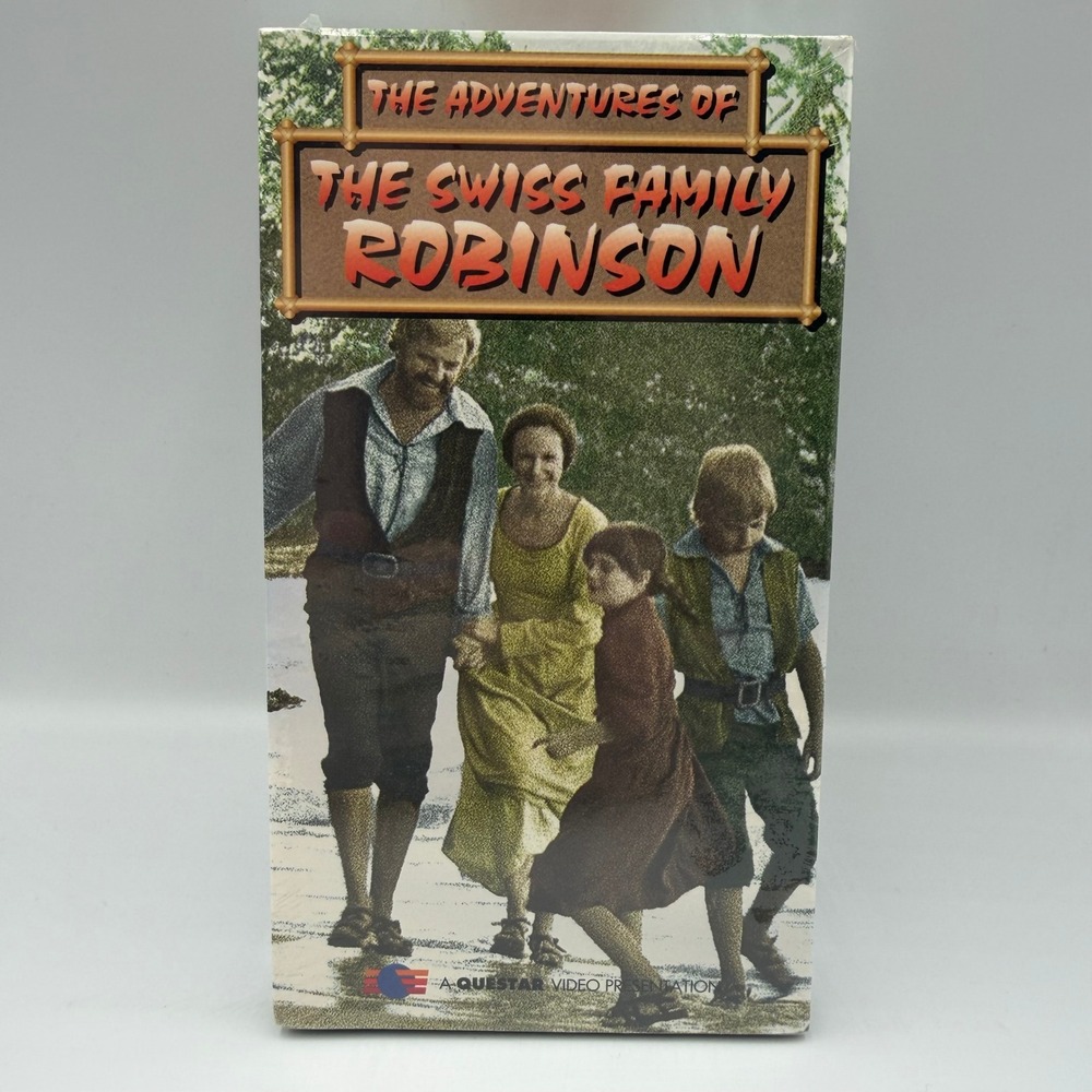 The Adventures of the Swiss Family Robinson VHS 1995 Questar Video New Sealed